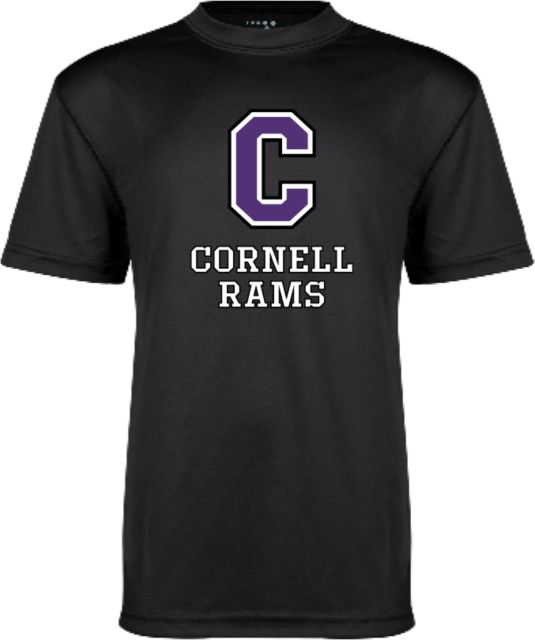 Cornell College Youth Performance Tee Cornell Rams Stacked - ONLINE ONLY