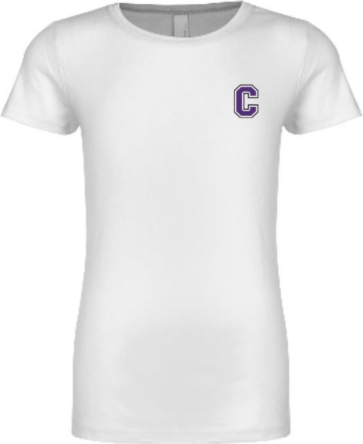 Cornell College Next Level Girls Fashion Fit T Shirt Cornell C - ONLINE ONLY