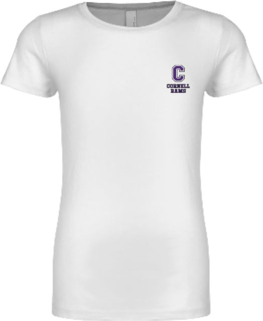 Cornell College Next Level Girls Fashion Fit T Shirt Cornell Rams Stacked - ONLINE ONLY