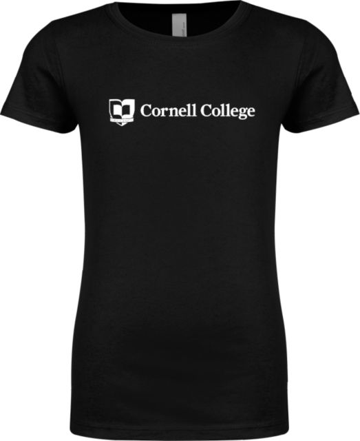 Cornell College Next Level Girls Fashion Fit T Shirt Cornell College Logo - ONLINE ONLY