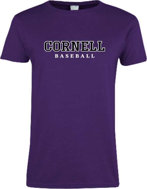 Cornell College Womens Short Sleeve Tee Baseball - ONLINE ONLY
