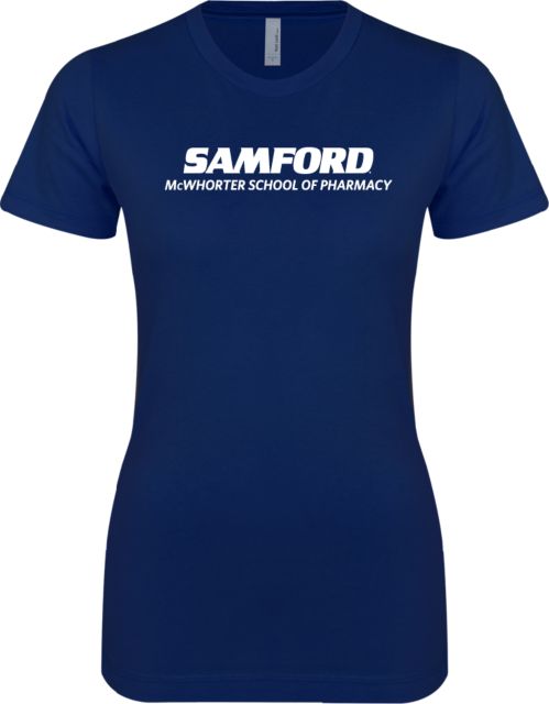 Samford Next Level Ladies SoftStyle Junior Fitted Tee McWhorter School of Pharmacy - ONLINE ONLY