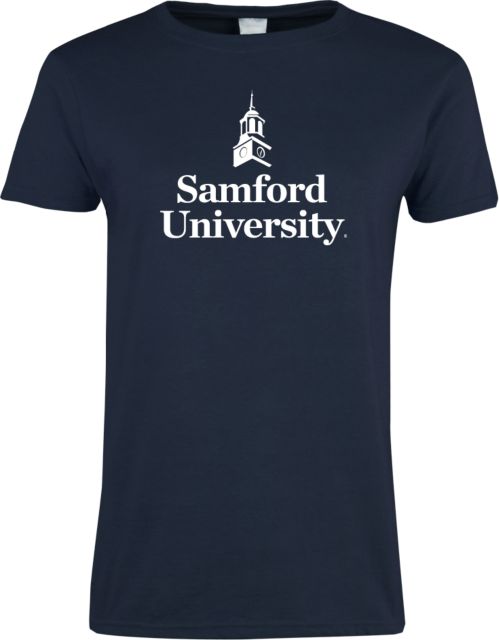 Samford Ladies T Shirt Bell Tower Logo Stacked - ONLINE ONLY