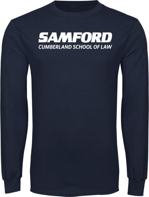 Samford Long Sleeve T Shirt Cumberland School of Law - ONLINE ONLY