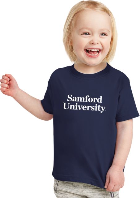 Samford Toddler T Shirt University Wordmark Stacked - ONLINE ONLY