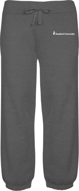 Samford ENZA Ladies Banded Fleece Capri Bell Tower Logo Stacked - ONLINE ONLY