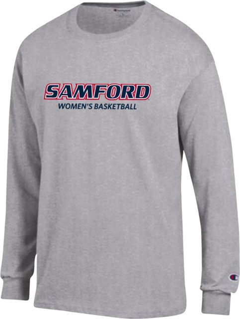 Samford Champion Oxford Long Sleeve T Shirt Samford Womens Basketball - ONLINE ONLY