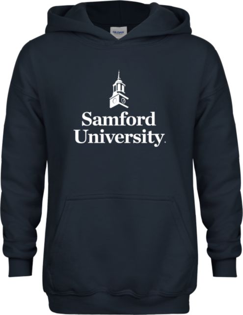 Samford Youth Fleece Hoodie Bell Tower Logo Stacked - ONLINE ONLY