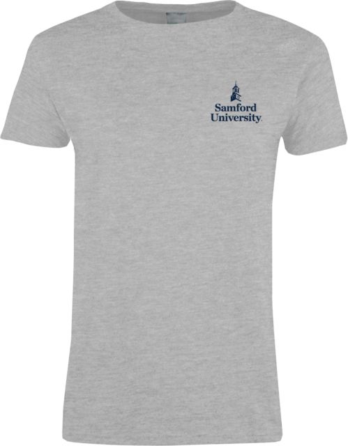 Samford Ladies T Shirt Bell Tower Logo Stacked - ONLINE ONLY
