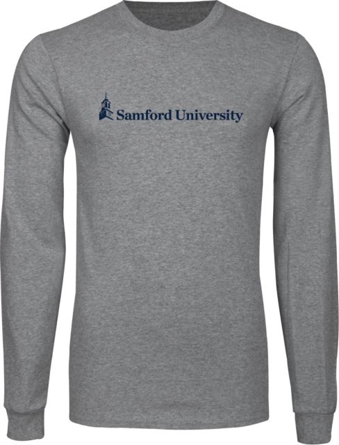 Samford Long Sleeve T Shirt Bell Tower Logo - ONLINE ONLY