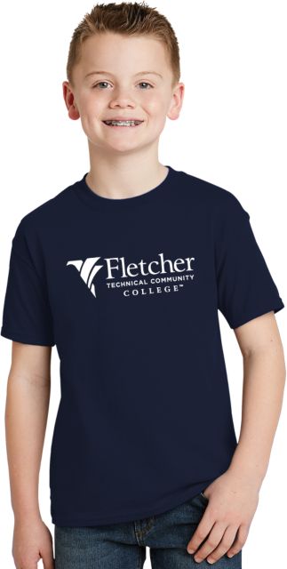 Fletcher Tech Youth T Shirt Horizontal Logo - ONLINE ONLY