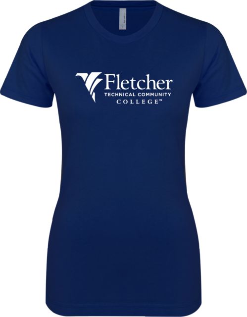 Fletcher Tech Next Level Ladies SoftStyle Junior Fitted Tee Horizontal Logo - ONLINE ONLY