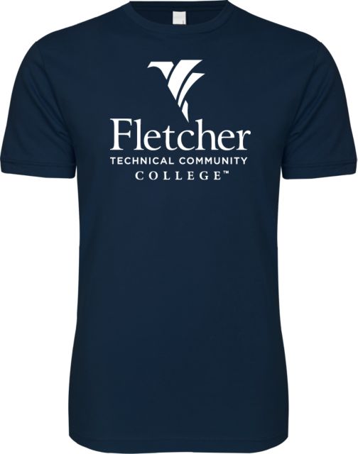 Fletcher Tech Next Level SoftStyle T Shirt Stacked Logo - ONLINE ONLY