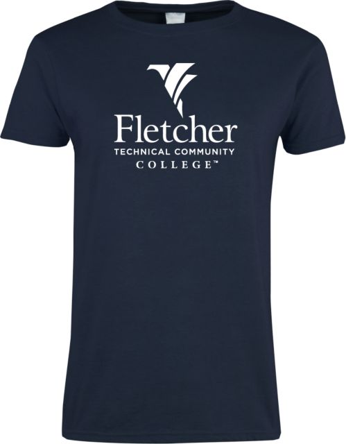Fletcher Tech Ladies T Shirt Stacked Logo - ONLINE ONLY