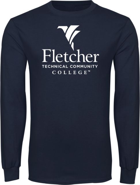 Fletcher Tech Long Sleeve T Shirt Stacked Logo - ONLINE ONLY