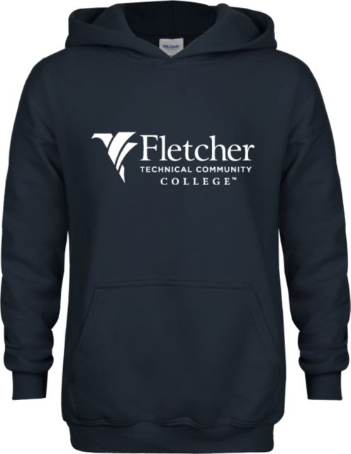 Fletcher Tech Youth Fleece Hoodie Horizontal Logo - ONLINE ONLY