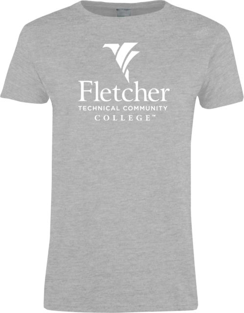 Fletcher Tech Ladies T Shirt Stacked Logo - ONLINE ONLY