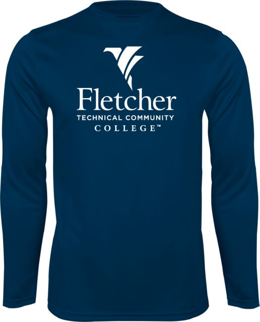 Fletcher Tech Performance Longsleeve Shirt Stacked Logo - ONLINE ONLY