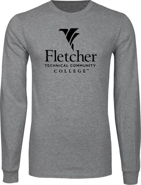 Fletcher Tech Long Sleeve T Shirt Stacked Logo - ONLINE ONLY