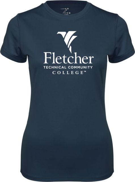 Fletcher Tech Ladies Syntrel Performance Tee Stacked Logo - ONLINE ONLY