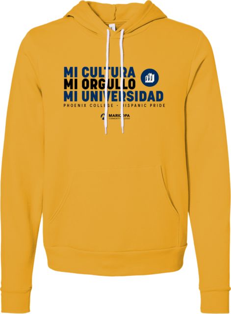 Phoenix Bella + Canvas Fleece Hood Mi Universidad Mi Orgullo - ONLINE ONLY