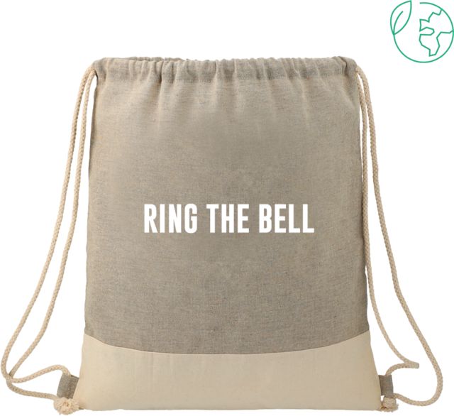 Anna Maria Split Recycled Cotton Drawstring Bag Ring the Bell - ONLINE ONLY