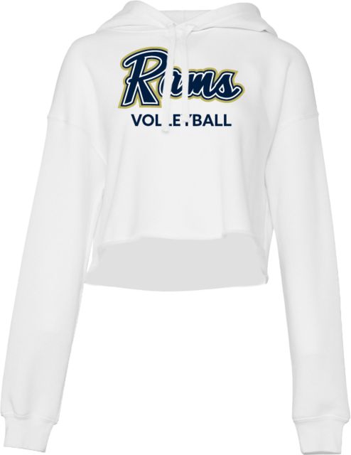 Shepherd Bella + Canvas Womens Cropped Fleece Hood Volleyball - ONLINE ONLY
