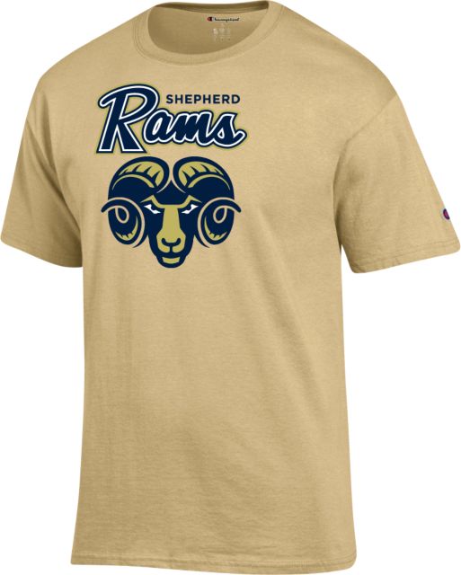 Shepherd Champion T Shirt Ram Script with Head - ONLINE ONLY