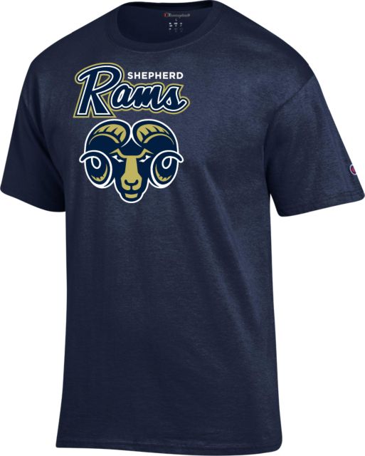 Shepherd Champion T Shirt Ram Script with Head - ONLINE ONLY