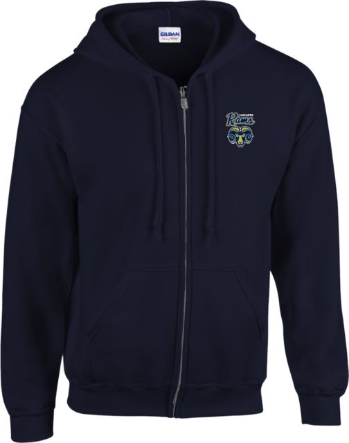 Shepherd Fleece Full Zip Hoodie Ram Script with Head - ONLINE ONLY