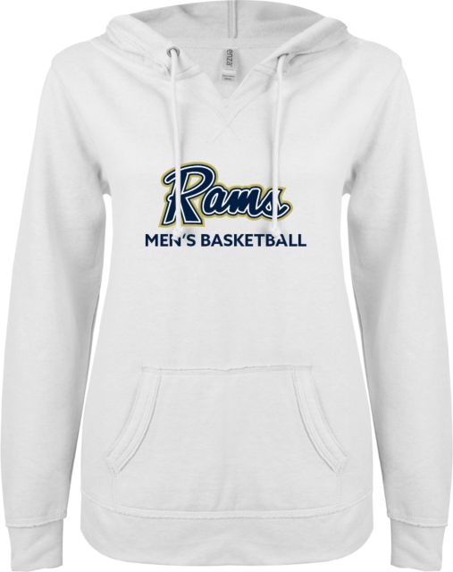 Shepherd ENZA Ladies V Notch Raw Edge Fleece Hoodie Mens Basketball - ONLINE ONLY