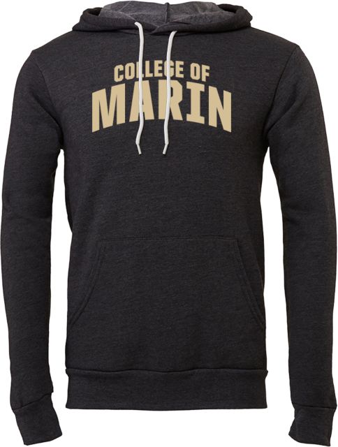 College of Marin Bella + Canvas Dark Fleece Hood College of Marin Arch - ONLINE ONLY