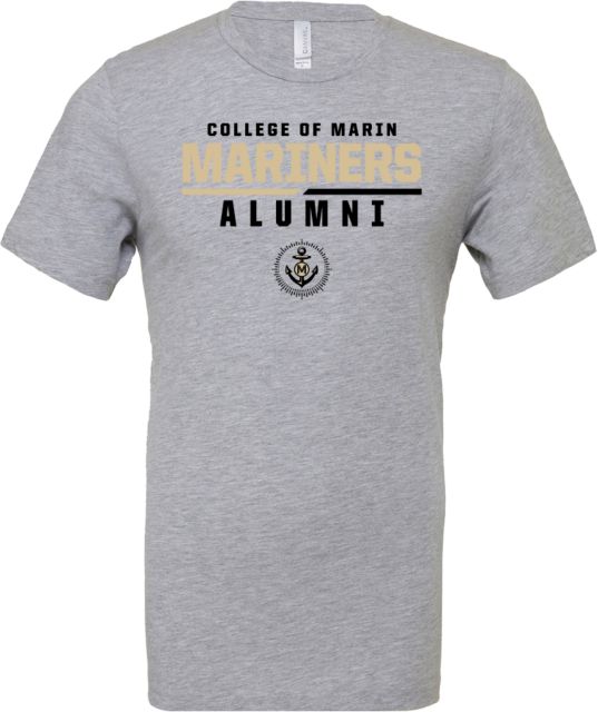 College of Marin Bella + Canvas CVC T Shirt College of Marin Mariners Alumni Split Bar - ONLINE ONLY
