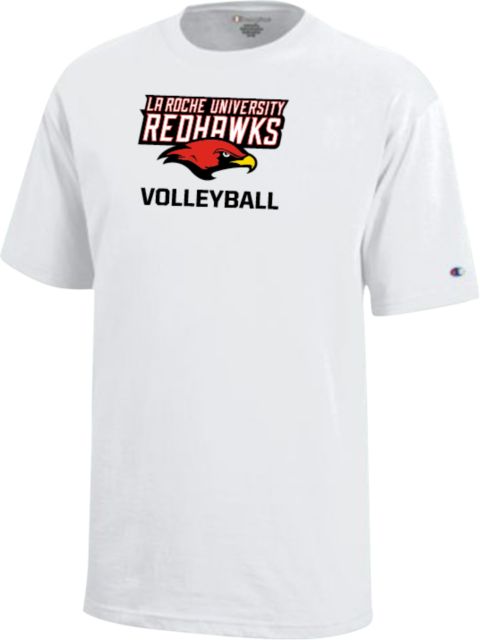 La Roche Champion Youth Short Sleeve Tee La Roche Redhawks Volleyball - ONLINE ONLY