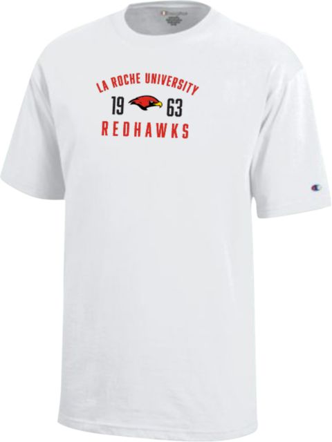 La Roche Champion Youth Short Sleeve Tee La Roche Redhawks Est 1963 - ONLINE ONLY