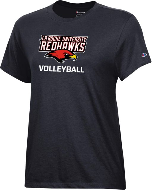 La Roche Champion Womens Core Short Sleeve Tee La Roche Redhawks Volleyball - ONLINE ONLY