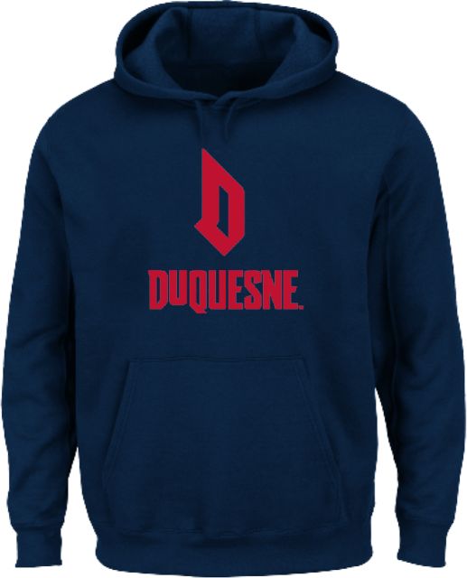 Duquesne Extended Hoodie Duquesne - Primary Athletic Logo - PLUS - ONLINE ONLY