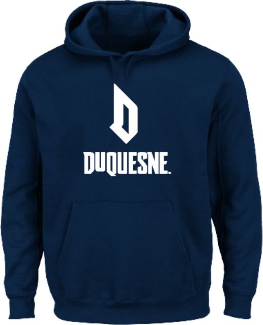 Duquesne Extended Hoodie Duquesne - Primary Athletic Logo - PLUS - ONLINE ONLY