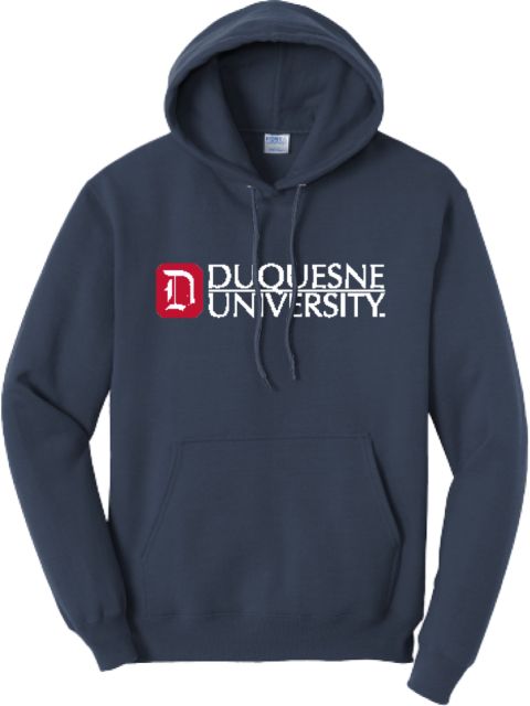 Duquesne Tall Fleece Hoodie Duquesne University Logomark - PLUS - ONLINE ONLY