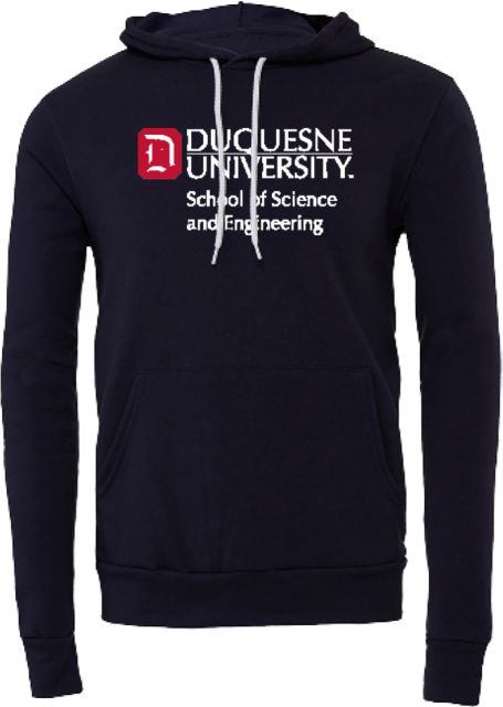 Duquesne Bella + Canvas Fleece Hood Duquesne - School of Science and Engineering - ONLINE ONLY