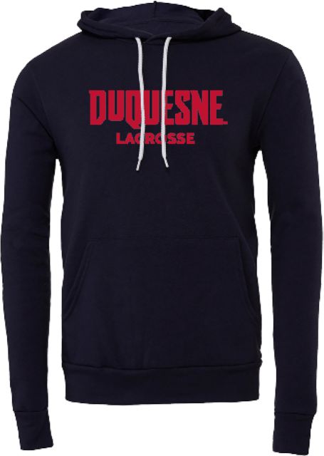 Duquesne Bella + Canvas Fleece Hood Duquesne - Lacrosse - ONLINE ONLY