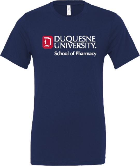 Duquesne Bella + Canvas Jersey Cotton T Shirt Duquesne - School of Pharmacy - ONLINE ONLY