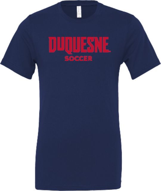 Duquesne Bella + Canvas Jersey Cotton T Shirt Duquesne - Soccer - ONLINE ONLY