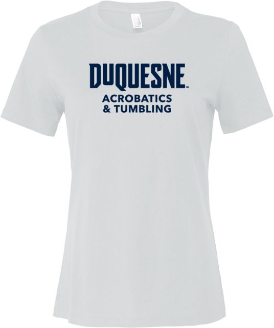 Duquesne Bella + Canvas Womens Relaxed Cotton T Shirt Duquesne - Acrobatics and Tumbling - ONLINE ONLY