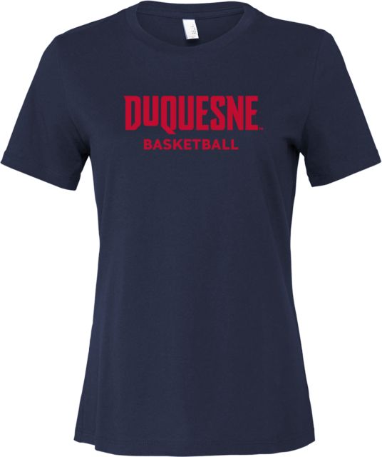 Duquesne Bella + Canvas Womens Relaxed Cotton T Shirt Duquesne - Basketball - ONLINE ONLY