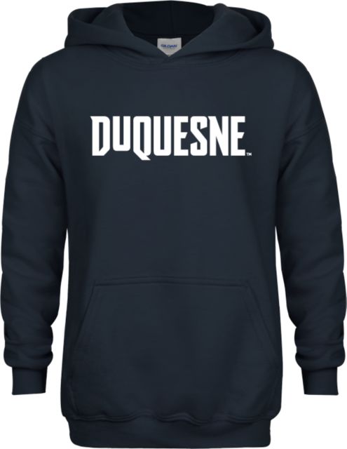 Duquesne Youth Fleece Hoodie Duquesne - Primary Athletic Wordmark - ONLINE ONLY