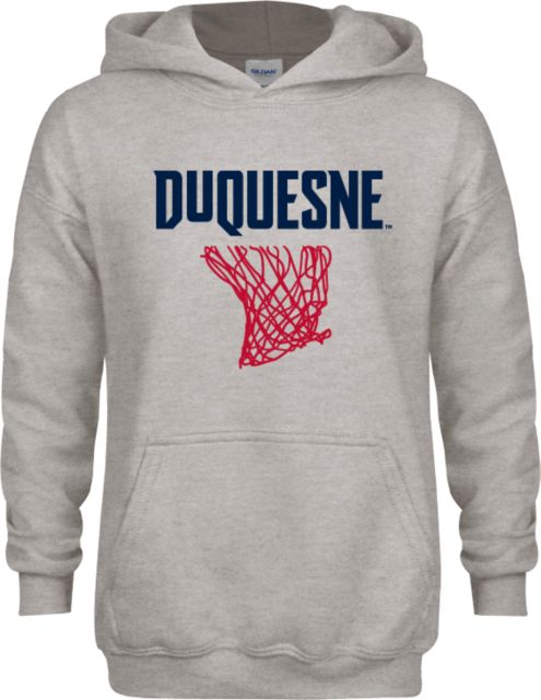 Duquesne Youth Fleece Hood Duquesne Basketball Net - ONLINE ONLY
