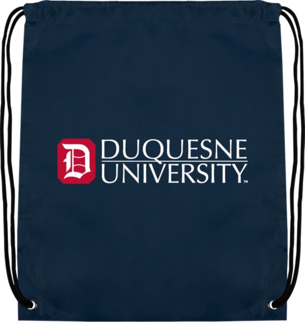 Duquesne Drawstring Backpack Duquesne University Logomark - ONLINE ONLY