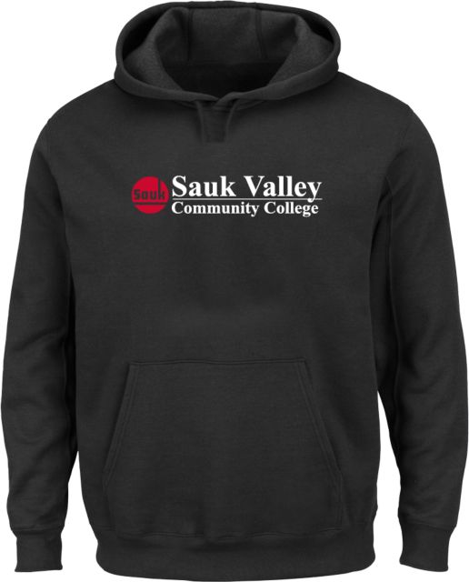 Sauk Valley Extended Hoodie Sauk Valley CC Primary Wordmark - ONLINE ONLY