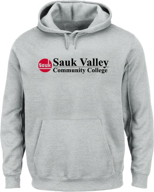 Sauk Valley Extended Hoodie Sauk Valley CC Primary Wordmark - ONLINE ONLY